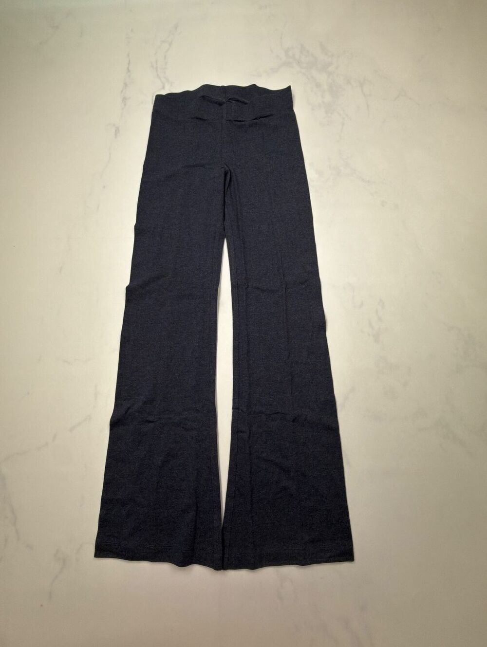 Old Navy Wide Leg Leggings Black 2000s Minimalist - Womens S